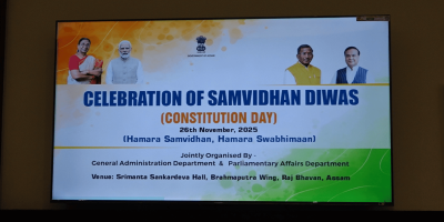 Celebration of Constitution Day dated 26-11-2025 at Raj Bhawan
